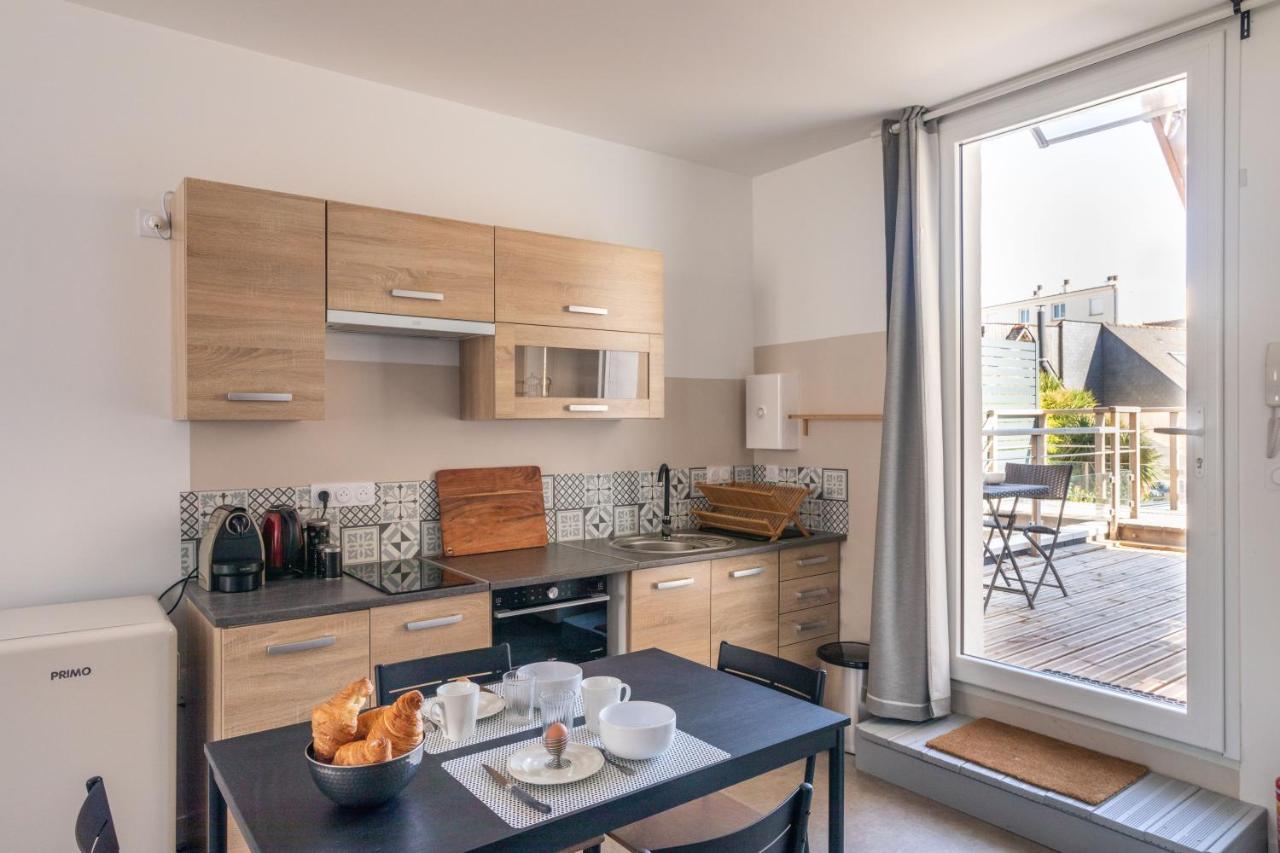 Yokoso - Studio Proche Chu Avec Terrasse Rennes Dış mekan fotoğraf